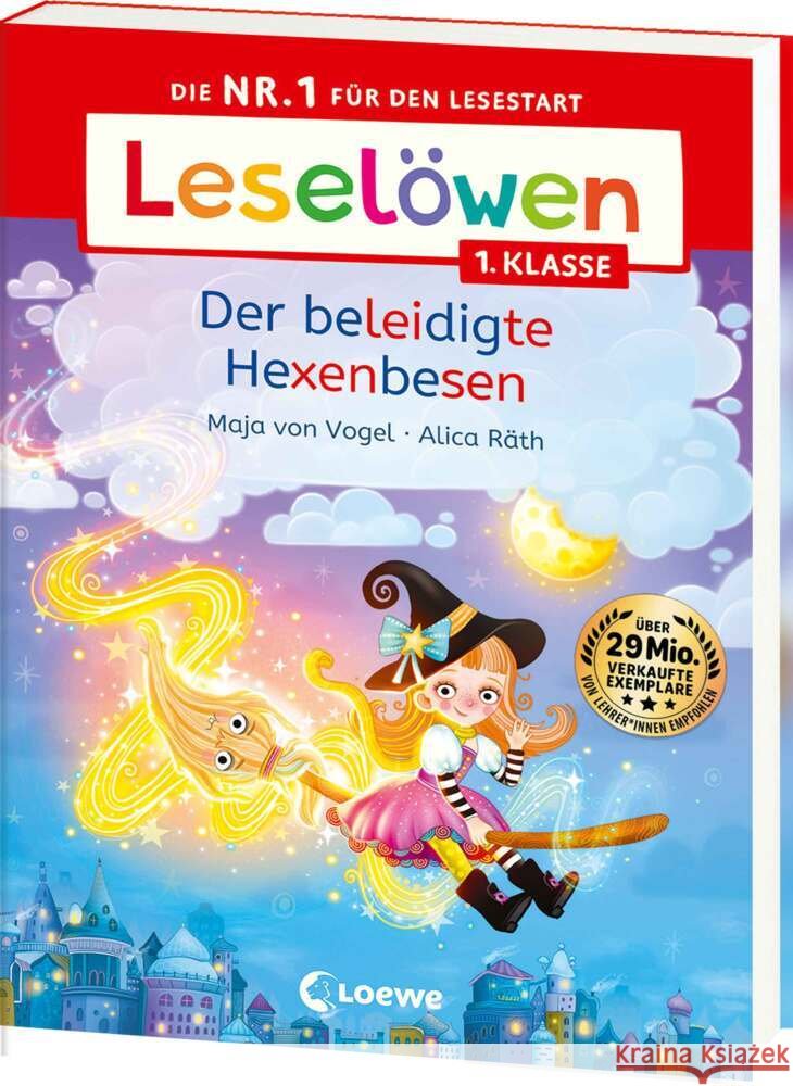 Leselöwen 1. Klasse - Der beleidigte Hexenbesen Vogel, Maja von 9783743225046 Loewe - książka