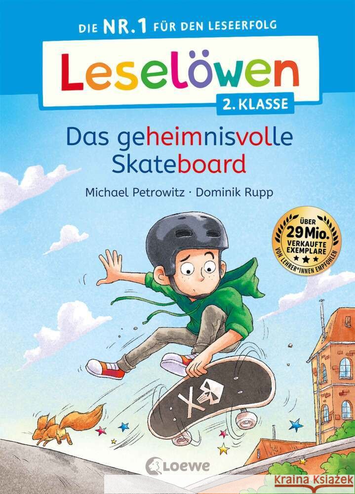 Leselöwen 2. Klasse -  Das geheimnisvolle Skateboard Petrowitz, Michael 9783743215054 Loewe - książka