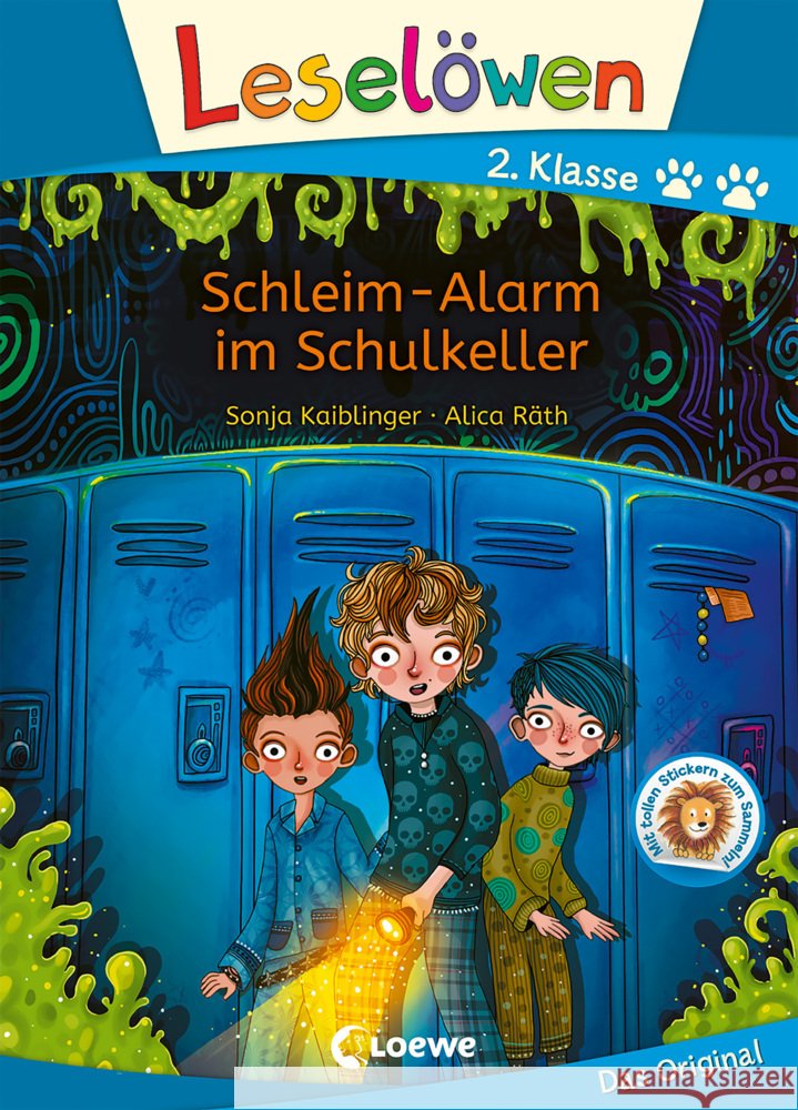 Leselöwen 2. Klasse - Schleim-Alarm im Schulkeller Kaiblinger, Sonja 9783743210561 Loewe - książka