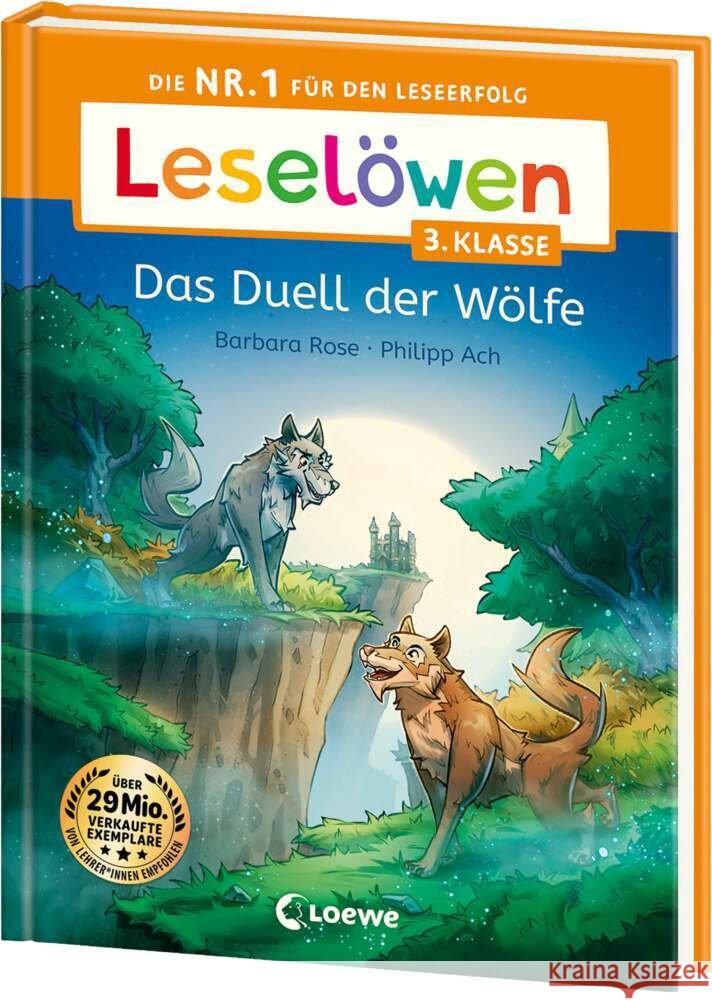 Leselöwen 3. Klasse - Das Duell der Wölfe Rose, Barbara 9783743216266 Loewe - książka