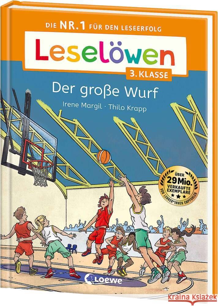 Leselöwen 3. Klasse - Der große Wurf Margil, Irene 9783743220683 Loewe Verlag - książka
