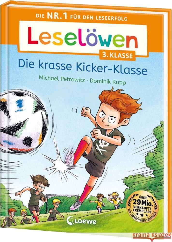 Leselöwen 3. Klasse - Die krasse Kicker-Klasse Petrowitz, Michael 9783743217454 Loewe - książka