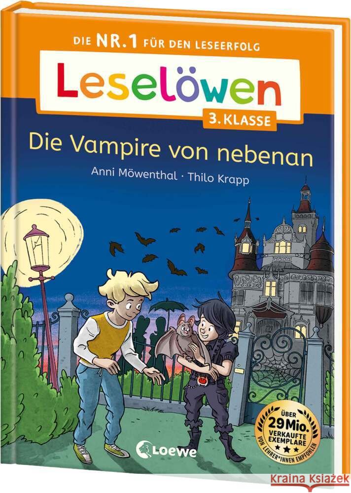 Leselöwen 3. Klasse - Die Vampire von nebenan Möwenthal, Anni 9783743218178 Loewe - książka
