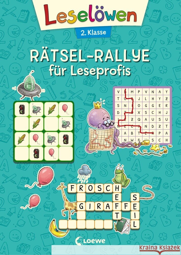 Leselöwen Rätsel-Rallye für Leseprofis - 2. Klasse (Türkis)  9783743209633 Loewe - książka