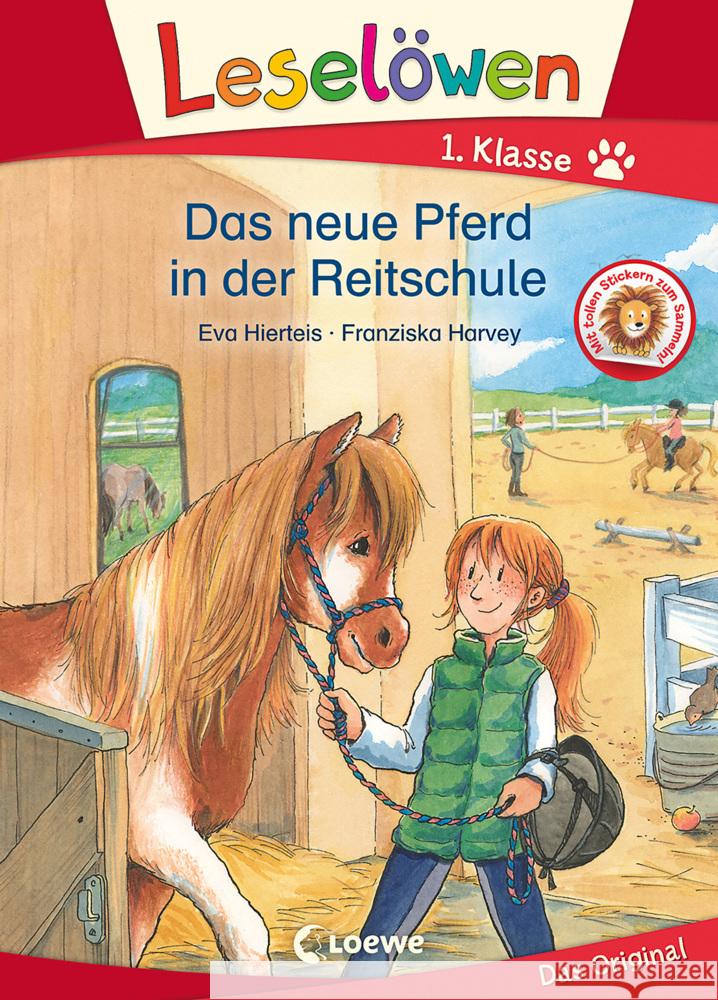 Leselöwen 1. Klasse - Das neue Pferd in der Reitschule Hierteis, Eva 9783743208599 Loewe - książka