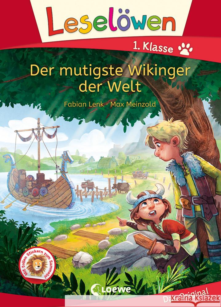 Leselöwen 1. Klasse - Der mutigste Wikinger der Welt Lenk, Fabian 9783743208292 Loewe - książka