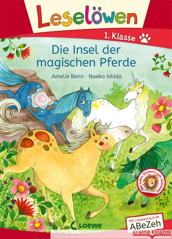 Leselöwen 1. Klasse - Die Insel der magischen Pferde Benn, Amelie 9783743211766 Loewe - książka