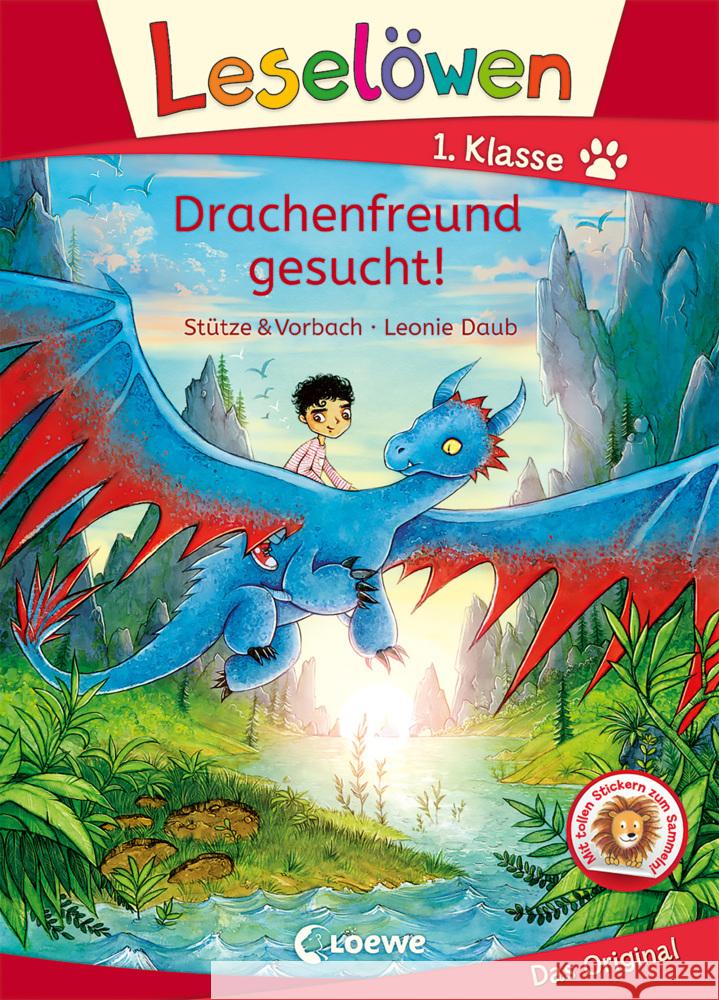 Leselöwen 1. Klasse - Drachenfreund gesucht! Stütze & Vorbach 9783743210479 Loewe - książka