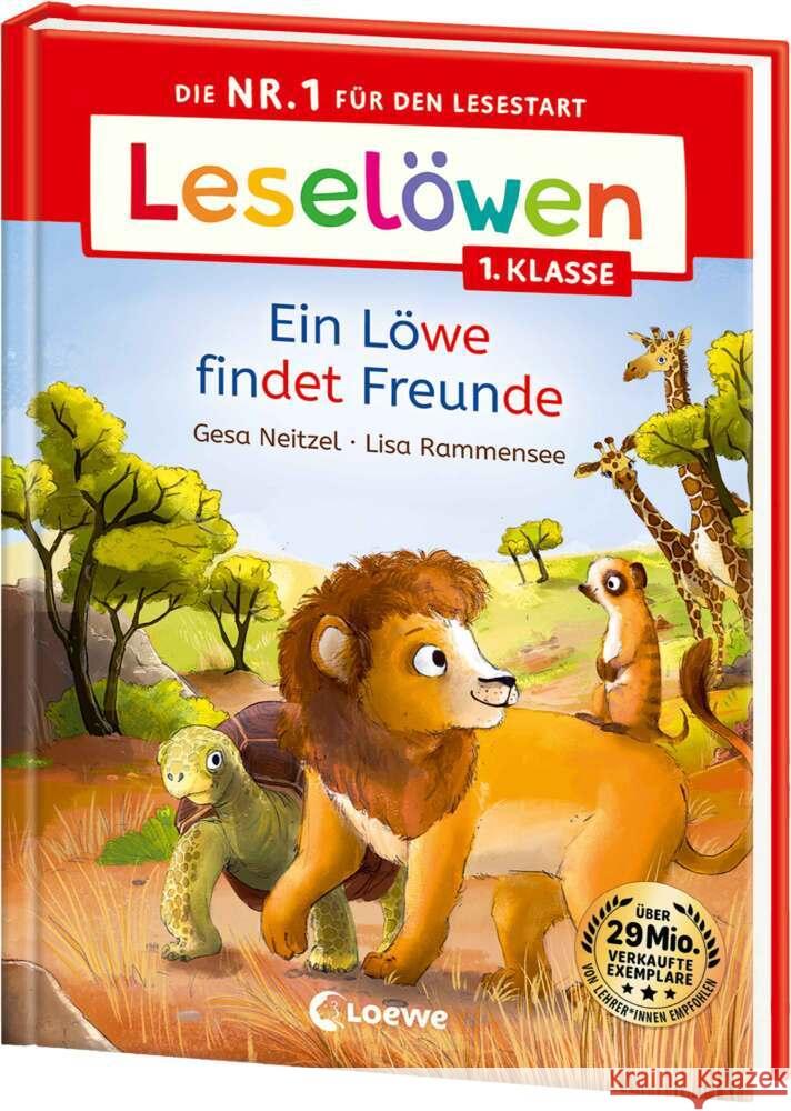 Leselöwen 1. Klasse - Ein Löwe findet Freunde Neitzel, Gesa 9783743220805 Loewe - książka
