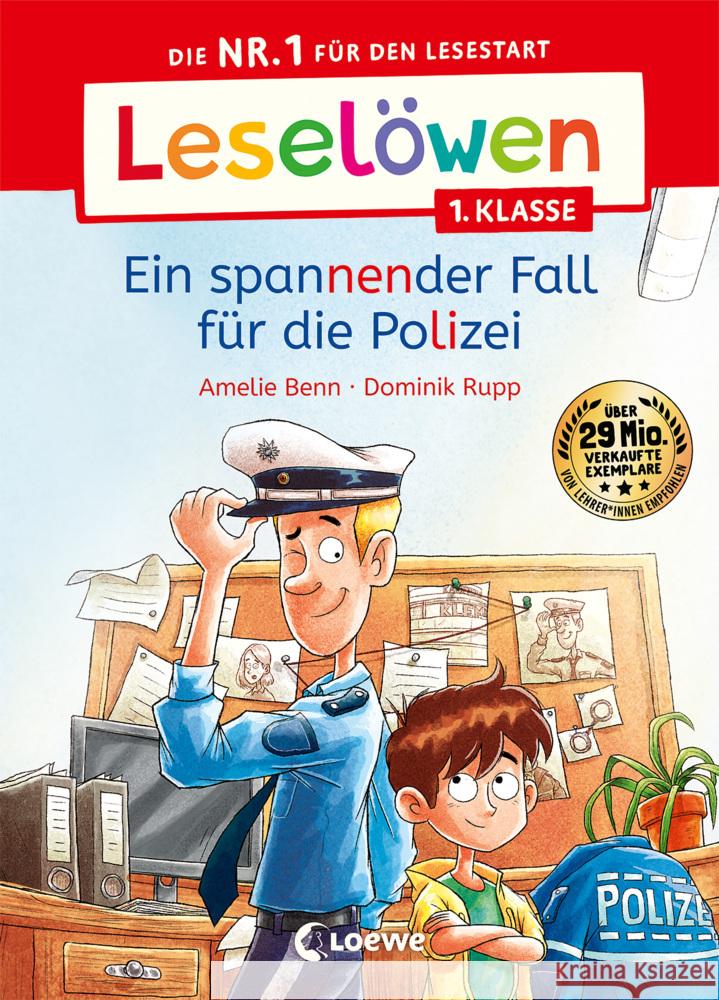 Leselöwen 1. Klasse - Ein spannender Fall für die Polizei Benn, Amelie 9783743214361 Loewe - książka