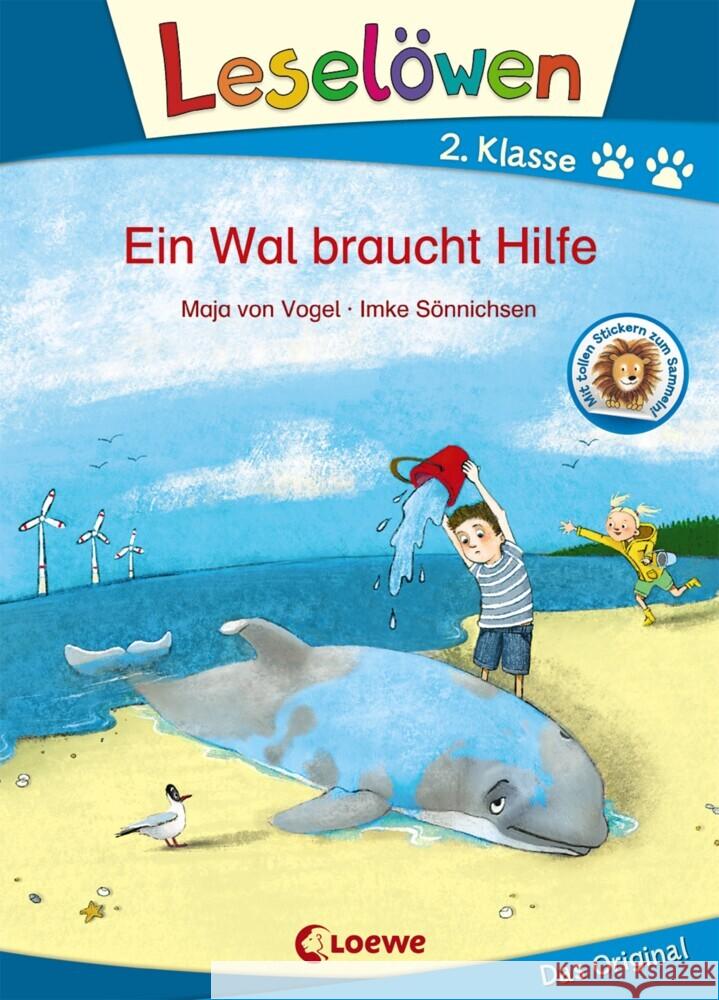 Leselöwen 2. Klasse - Ein Wal braucht Hilfe Vogel, Maja von 9783743206953 Loewe Verlag - książka