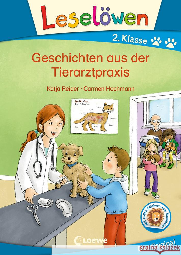 Leselöwen 2. Klasse - Geschichten aus der Tierarztpraxis Reider, Katja 9783743208728 Loewe - książka