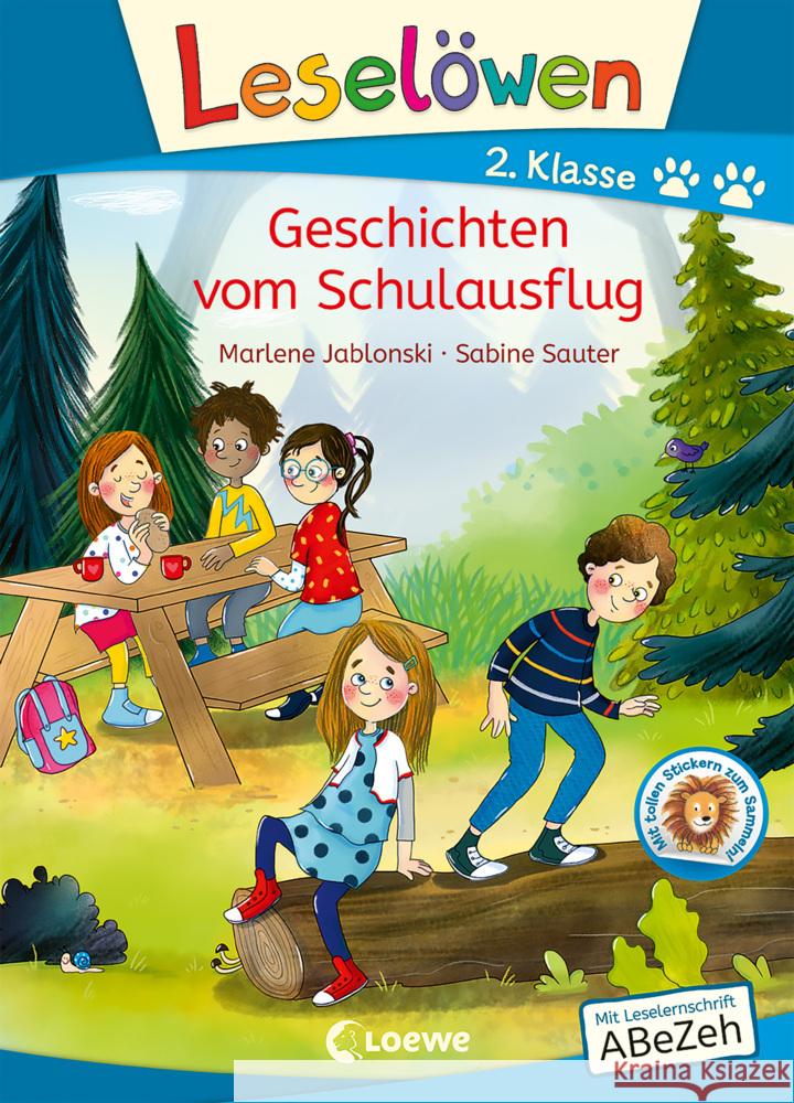 Leselöwen 2. Klasse - Geschichten vom Schulausflug Jablonski, Marlene 9783743211933 Loewe - książka