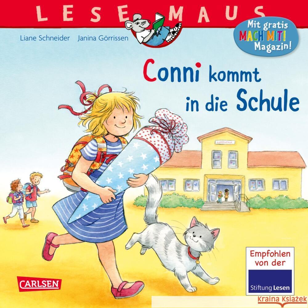 LESEMAUS 101: Conni kommt in die Schule Schneider, Liane 9783551083913 Carlsen - książka