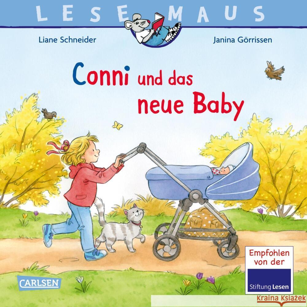 LESEMAUS 118: Conni und das neue Baby Schneider, Liane 9783551080820 Carlsen - książka