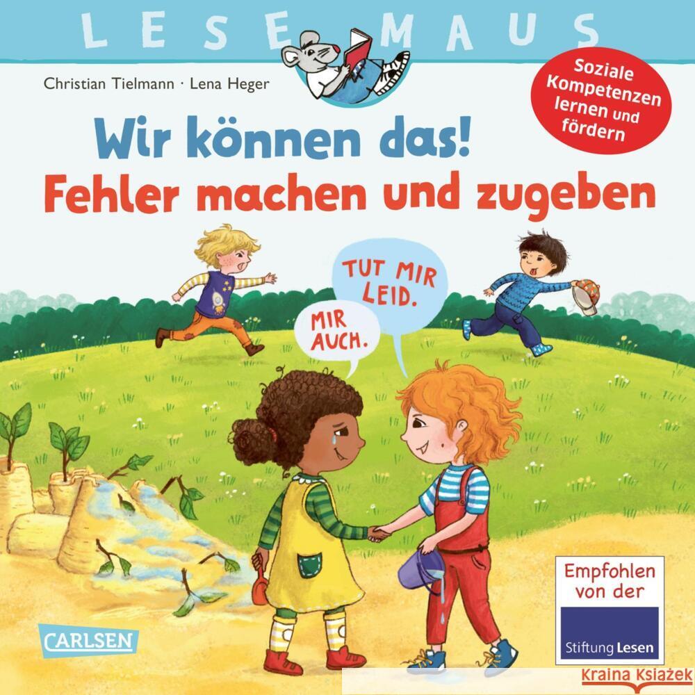 LESEMAUS 134: Wir können das! Fehler machen und zugeben Tielmann, Christian 9783551080196 Carlsen - książka