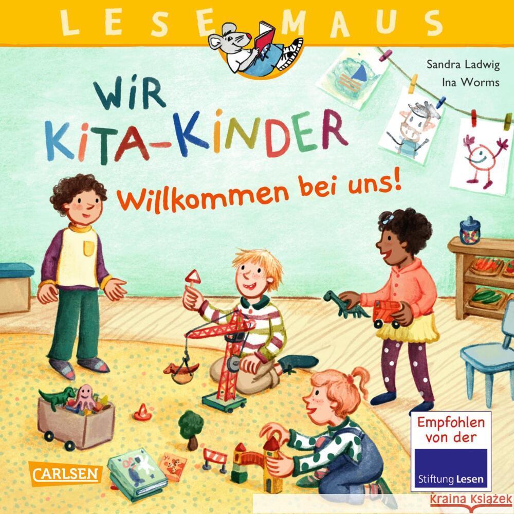 LESEMAUS 164: Wir KiTa-Kinder - Willkommen bei uns! Ladwig, Sandra 9783551080646 Carlsen - książka