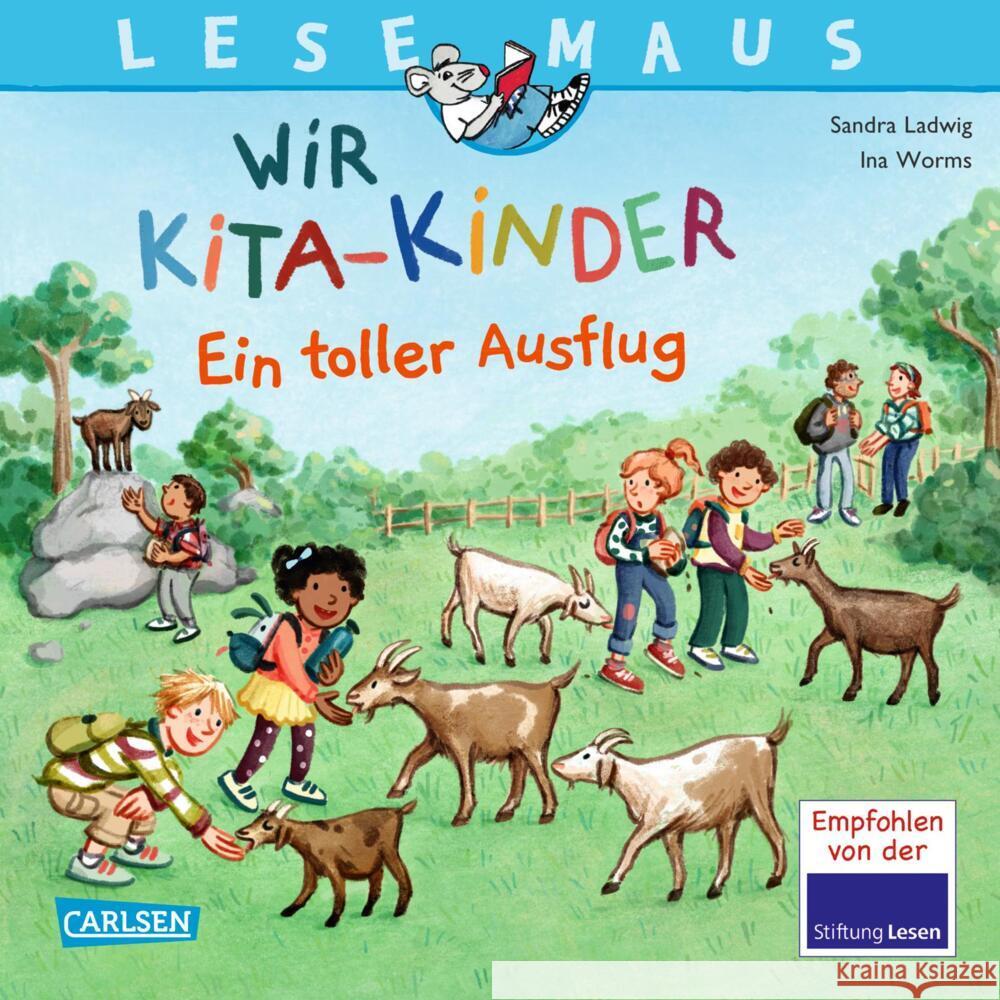LESEMAUS 165: Wir KiTa-Kinder - Ein toller Ausflug Ladwig, Sandra 9783551080660 Carlsen - książka