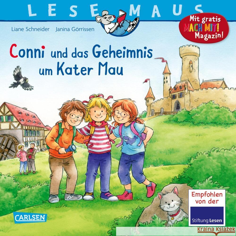 LESEMAUS 16: Conni und das Geheimnis um Kater Mau Schneider, Liane 9783551080165 Carlsen - książka