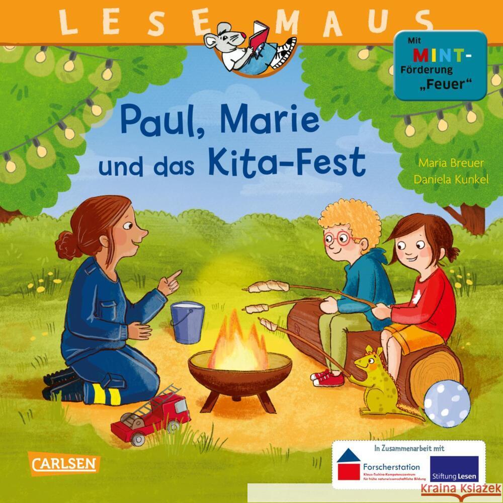 LESEMAUS 184: Paul, Marie und das Kita-Fest Breuer, Maria 9783551081841 Carlsen - książka