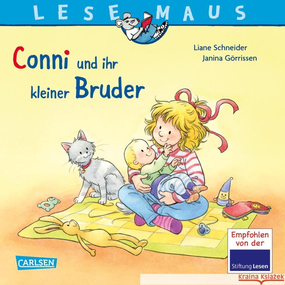 LESEMAUS 23: Conni und ihr kleiner Bruder Schneider, Liane 9783551084569 Carlsen - książka