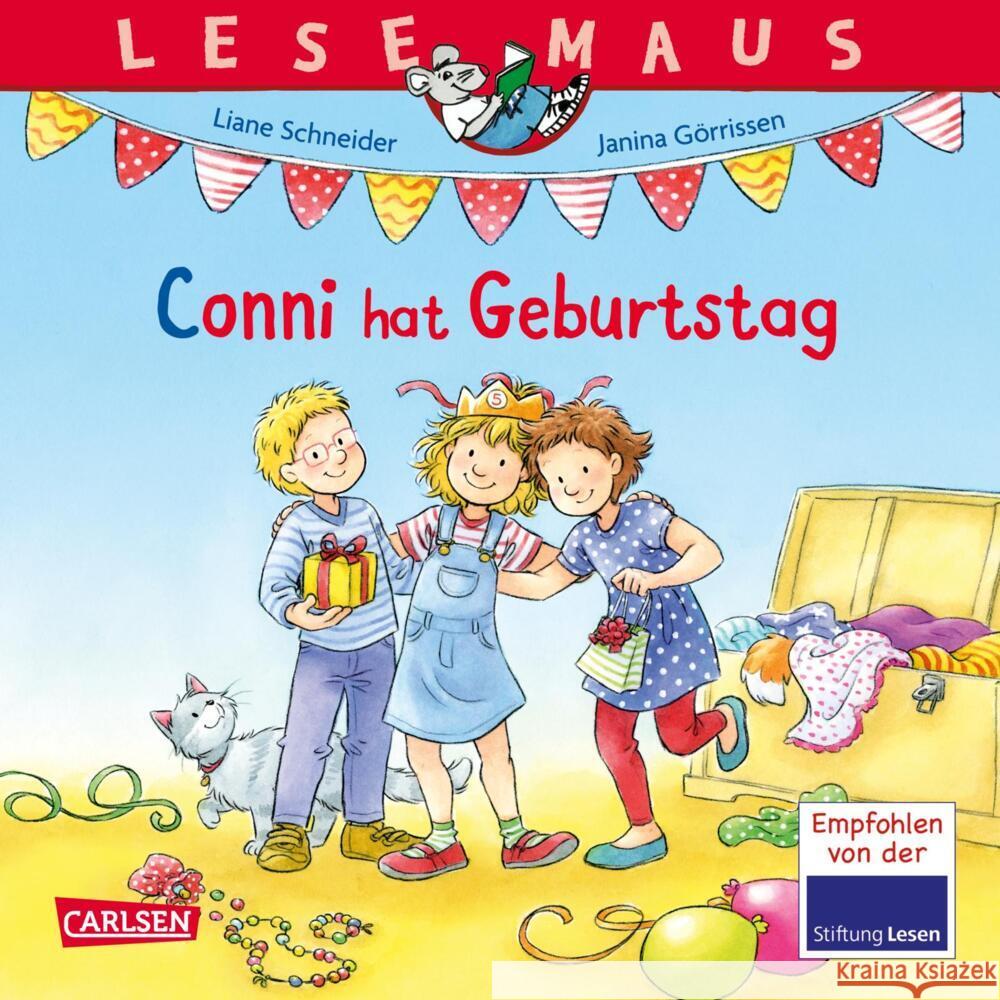 LESEMAUS: Conni hat Geburtstag Schneider, Liane 9783551084576 Carlsen - książka