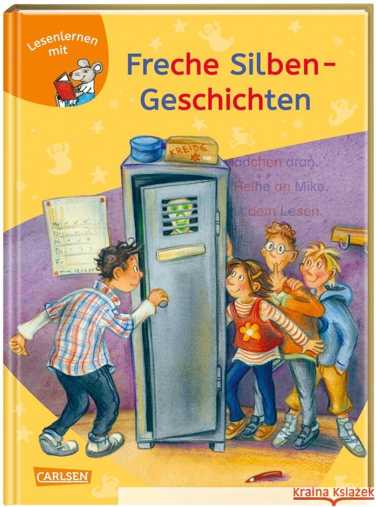 LESEMAUS zum Lesenlernen Sammelbände: Freche Silben-Geschichten Scheffler, Ursel, Herfurtner, Rudolf 9783551066633 Carlsen - książka