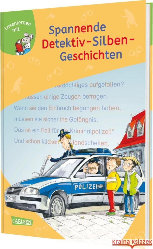 LESEMAUS zum Lesenlernen Sammelbände: Spannende Detektiv-Silben-Geschichten Wiese, Petra, Hänel, Wolfram, Gerold, Ulrike 9783551066671 Carlsen - książka