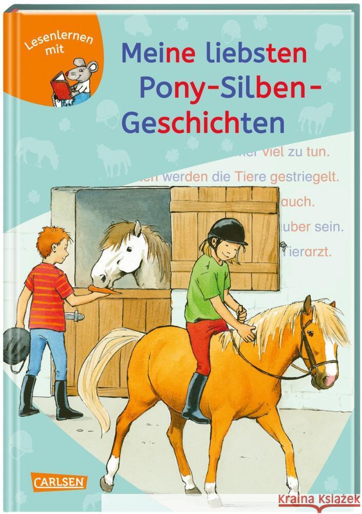 LESEMAUS zum Lesenlernen Sammelbände: Meine liebsten Pony-Silben-Geschichten  9783551066657 Carlsen - książka