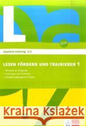 Lesen fördern und trainieren, Arbeitsheft 5./6. Klasse. H.1 Utheß, Sabine   9783123140303 Klett - książka