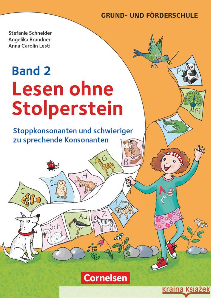 Lesen ohne Stolperstein - Band 2 Schneider, Stefanie, Brandner, Angelika, Lesti, Anna Carolin 9783589169702 Cornelsen Pädagogik - książka