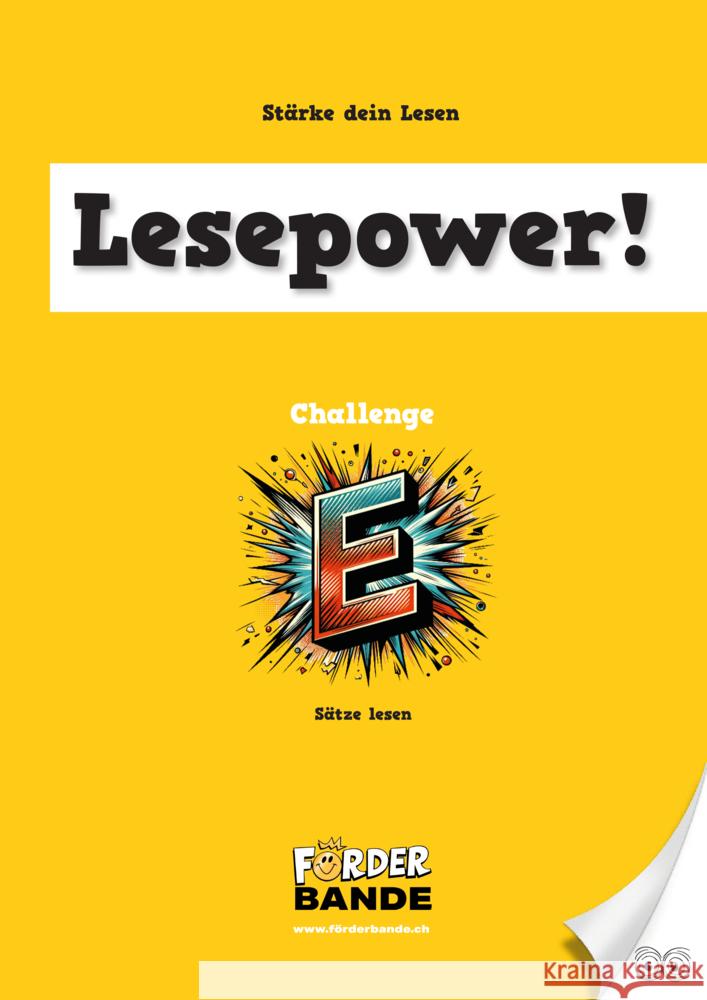 Lesepower! Challenge E - Sätze lesen Beat Rusterholz 9789403787695 Förderbande - książka