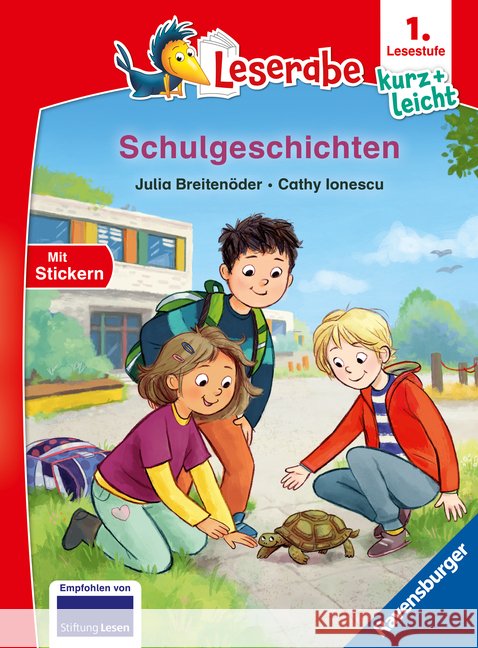 Leserabe 1. Lesestufe Kurz und leicht - Schulgeschichten Breitenöder, Julia 9783473464203 Ravensburger Verlag - książka