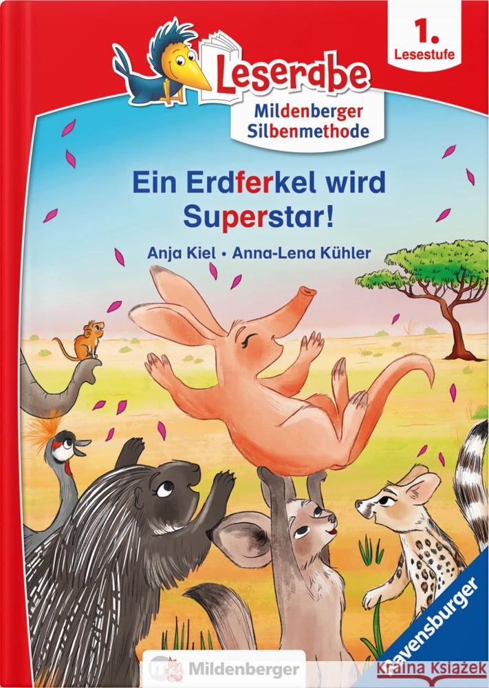 Leserabe - Ein Erdferkel wird Superstar Kiel, Anja, Kühler, Anna-Lena 9783619146314 Ravensburger Verlag GmbH - książka