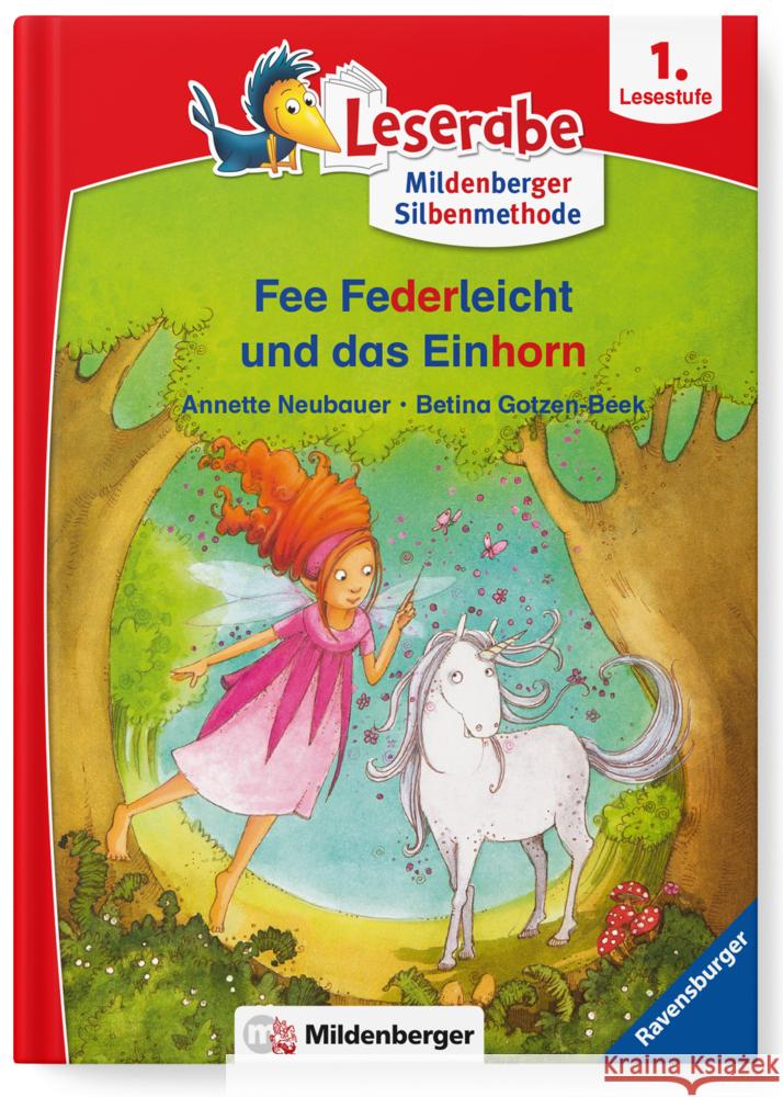 Leserabe - Fee Federleicht und das Einhorn Neubauer, Annette, Gotzen-Beek, Betina 9783619146031 Ravensburger Verlag GmbH - książka