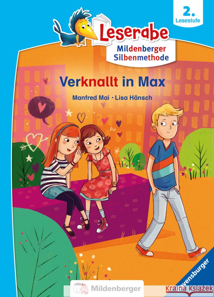 Leserabe mit Mildenberger Silbenmethode: Verknallt in Max Mai, Manfred 9783473461240 Ravensburger Verlag - książka