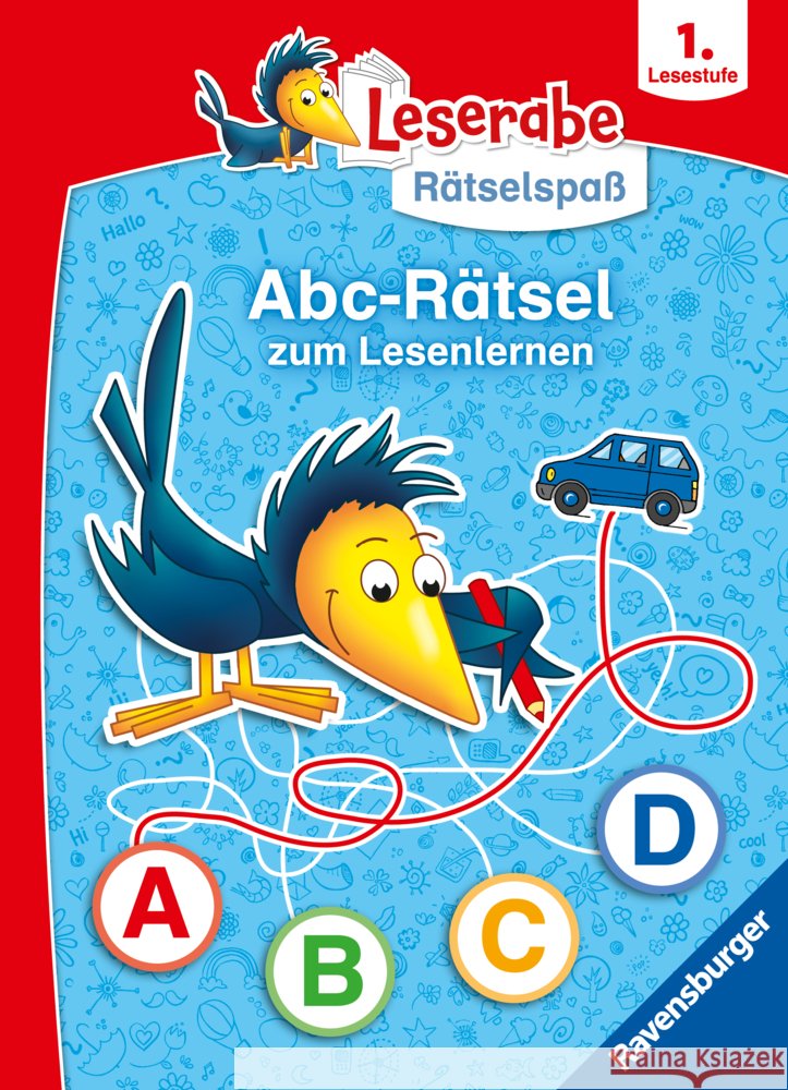 Leserabe Rätselspaß - Abc-Rätsel zum Lesenlernen (1. Lesestufe) Volk, Katja 9783473488834 Ravensburger Verlag - książka