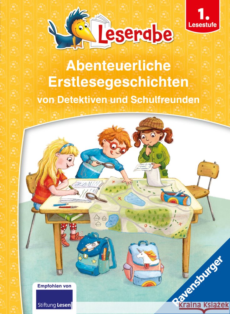 Leserabe Sonderausgaben - Abenteuerliche Erstlesegeschichten von Detektiven und Schulfreunden Reider, Katja, Uebe, Katja 9783473464395 Ravensburger Verlag - książka
