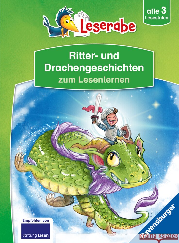Leserabe Sonderausgaben - Ritter- und Drachengeschichten zum Lesenlernen Janisch, Heinz, Neudert, Cee, Thilo 9783473464111 Ravensburger Verlag - książka