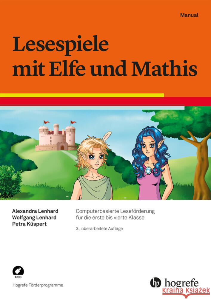 Lesespiele mit Elfe und Mathis Lenhard, Alexandra, Lenhard, Wolfgang, Küspert, Petra 9783801732035 Hogrefe Verlag - książka