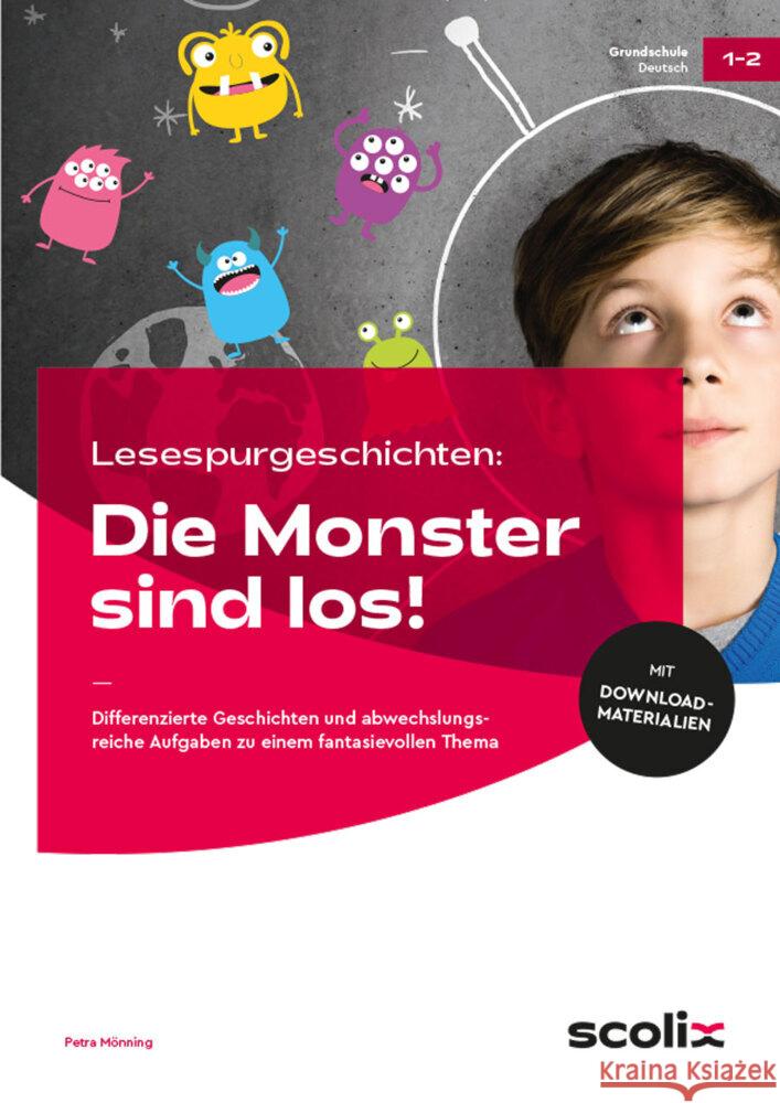 Lesespurgeschichten: Die Monster sind los! Mönning, Petra 9783403106821 Scolix - książka