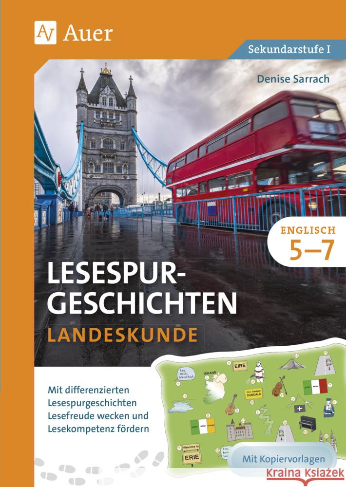 Lesespurgeschichten Englisch Landeskunde 5-7 Sarrach, Denise 9783403084266 Auer Verlag in der AAP Lehrerwelt GmbH - książka