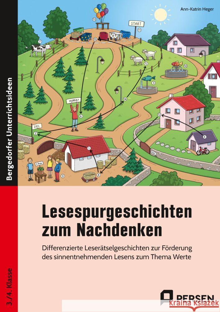 Lesespurgeschichten zum Nachdenken Heger, Ann-Katrin 9783403208518 Persen Verlag in der AAP Lehrerwelt - książka