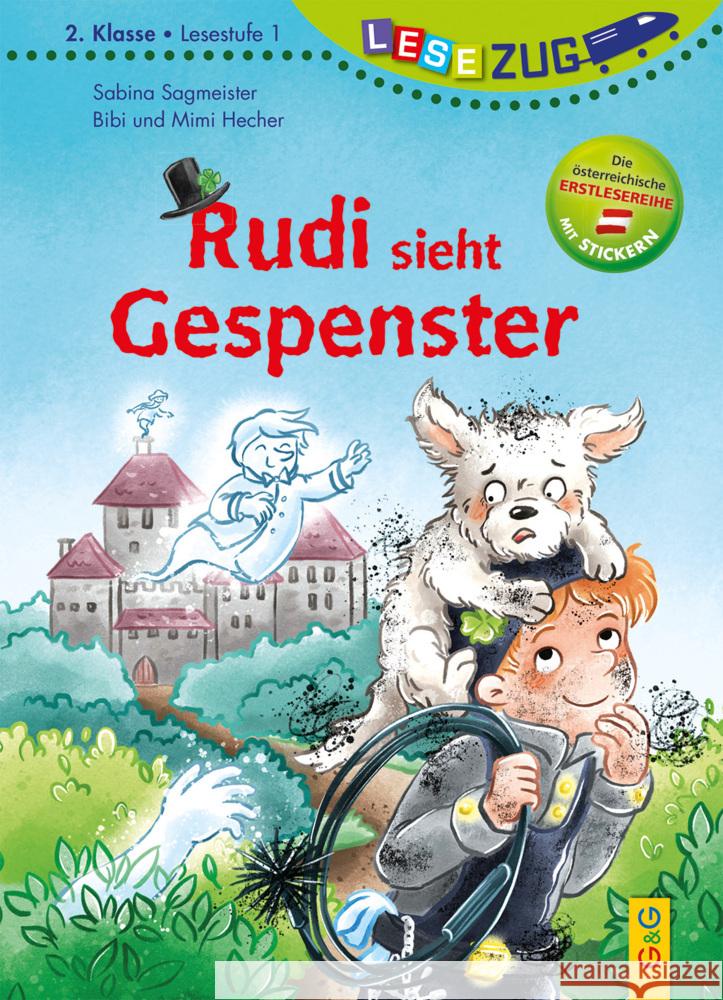 LESEZUG/2. Klasse - Lesestufe 1: Rudi sieht Gespenster Sagmeister, Sabina 9783707426342 G & G Verlagsgesellschaft - książka