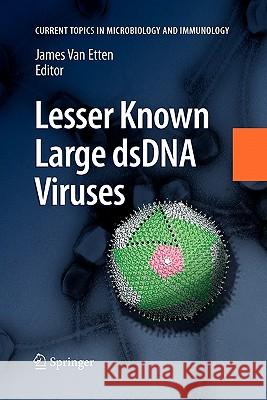Lesser Known Large Dsdna Viruses Van Etten, James L. 9783642088148 Springer - książka