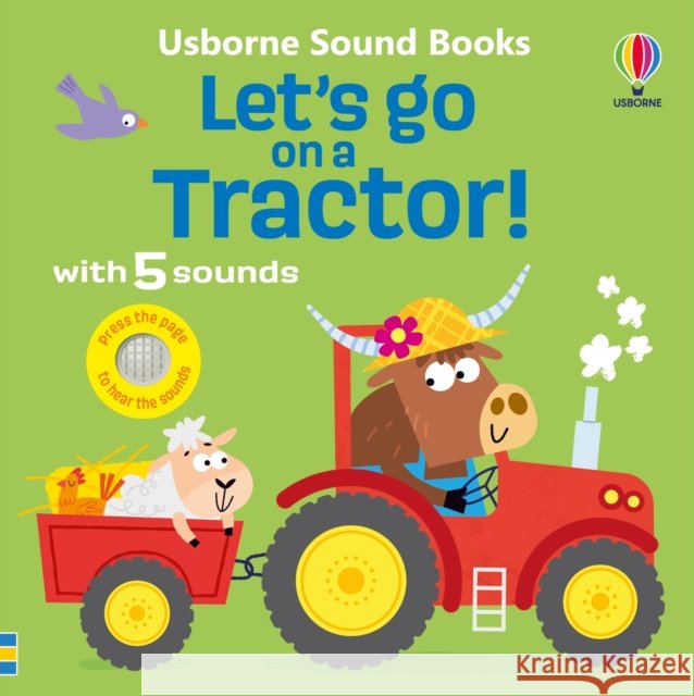 Let's go on a Tractor Sam Taplin 9781805312840 Usborne Publishing Ltd - książka