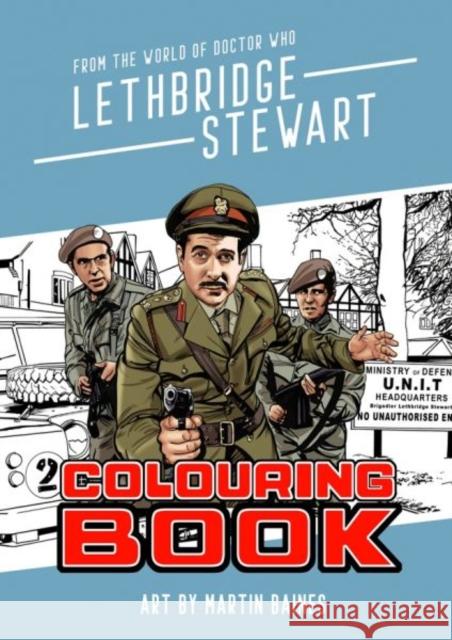 Lethbridge-Stewart Colouring Book Martin Baines 9781915439604 Candy Jar Books - książka
