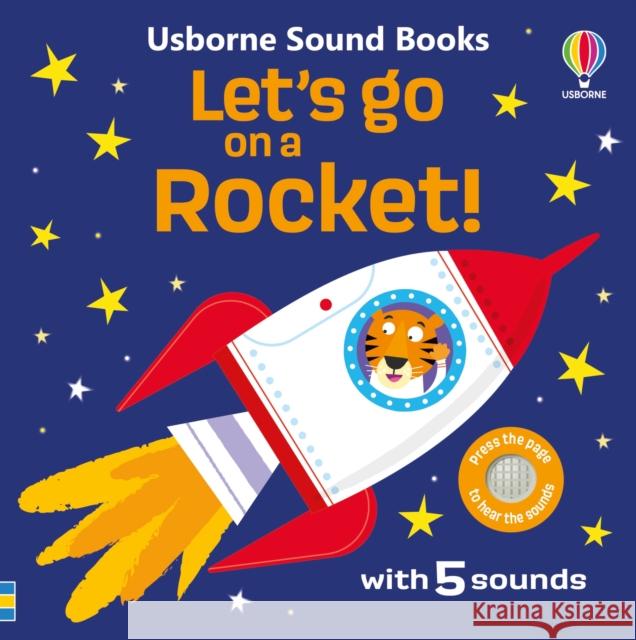 Let's go on a Rocket! Sam Taplin 9781835403402 Usborne Publishing Ltd - książka