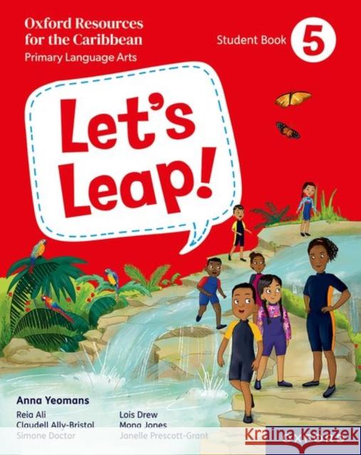 Let's Leap! Caribbean Primary Language Arts: Student Book 5 Yeomans, Anna 9781382052023 Oxford University Press - książka
