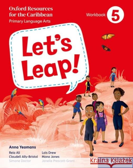 Let's Leap! Caribbean Primary Language Arts: Workbook 5 Yeomans, Anna 9781382052061 Oxford University Press - książka